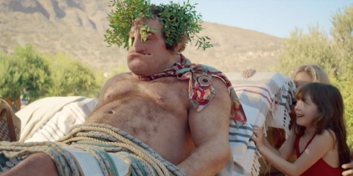 The commercial shows a person with disabilities sad and clumsy, that 'cure' after spending a few vacation days