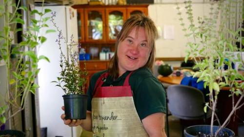 Volunteer Lisa Dingle says she can't praise the garden enough.