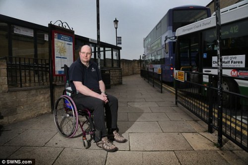 Mr Paulley says wheelchair users should not be left stranded if mothers refuse to fold their child's buggies